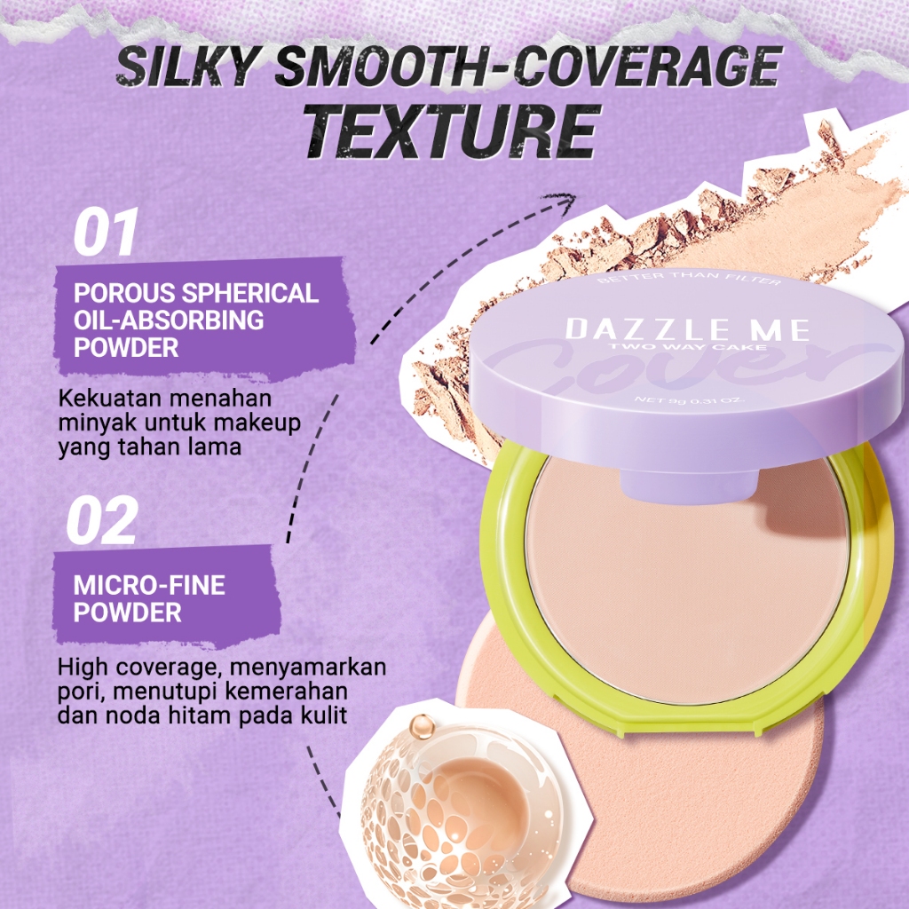 DAZZLE Me Better Than Filter Two Way Cake - C02 Light Pearl