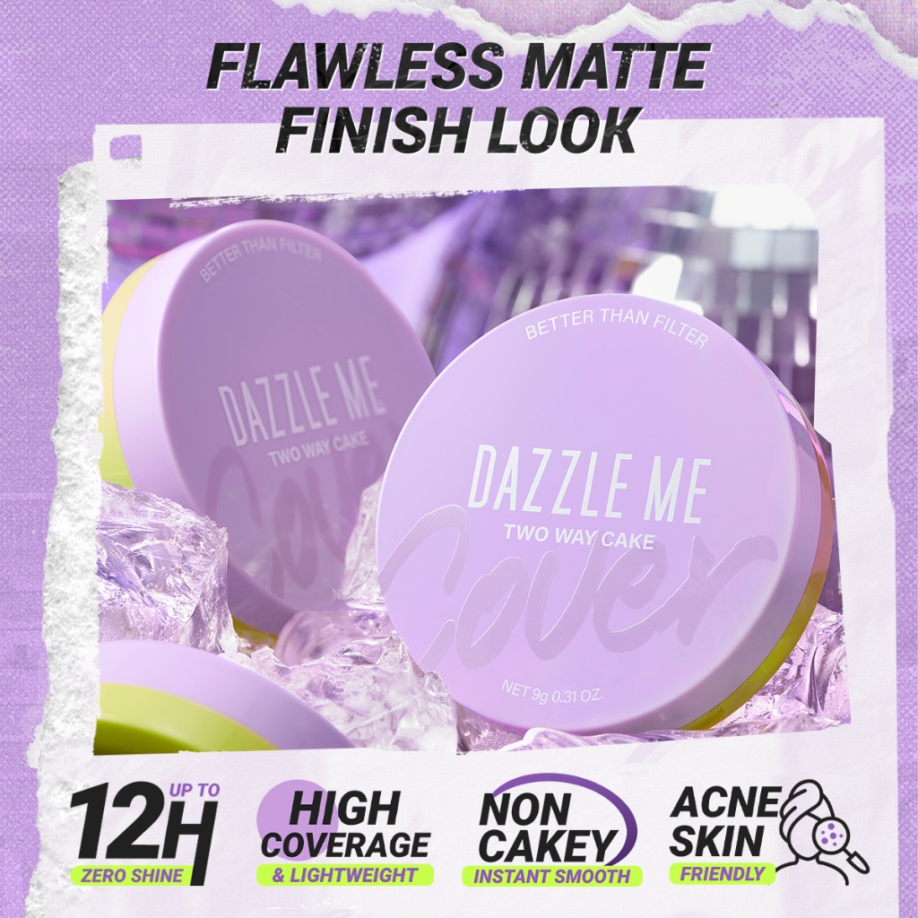 DAZZLE Me Better Than Filter Two Way Cake - N04 Medium Buff