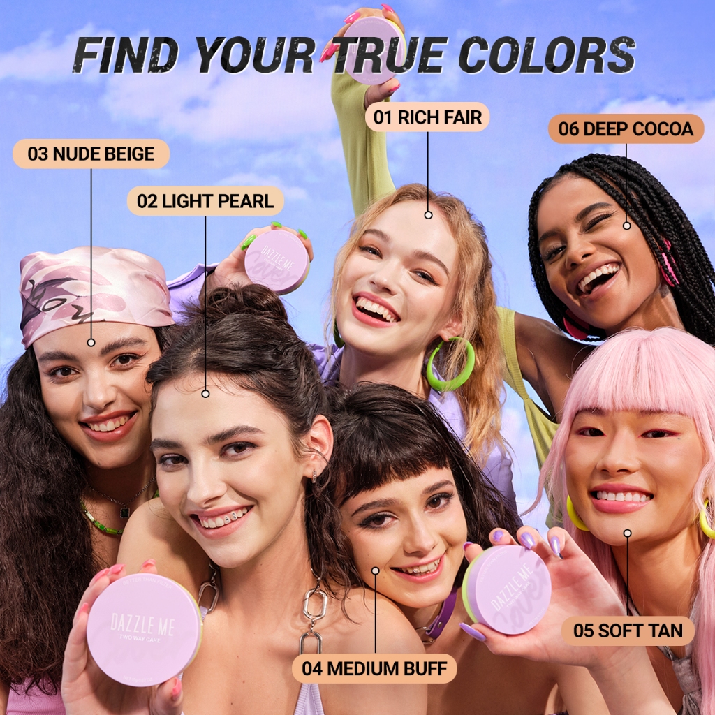 DAZZLE Me Better Than Filter Two Way Cake - W06 Deep Cocoa