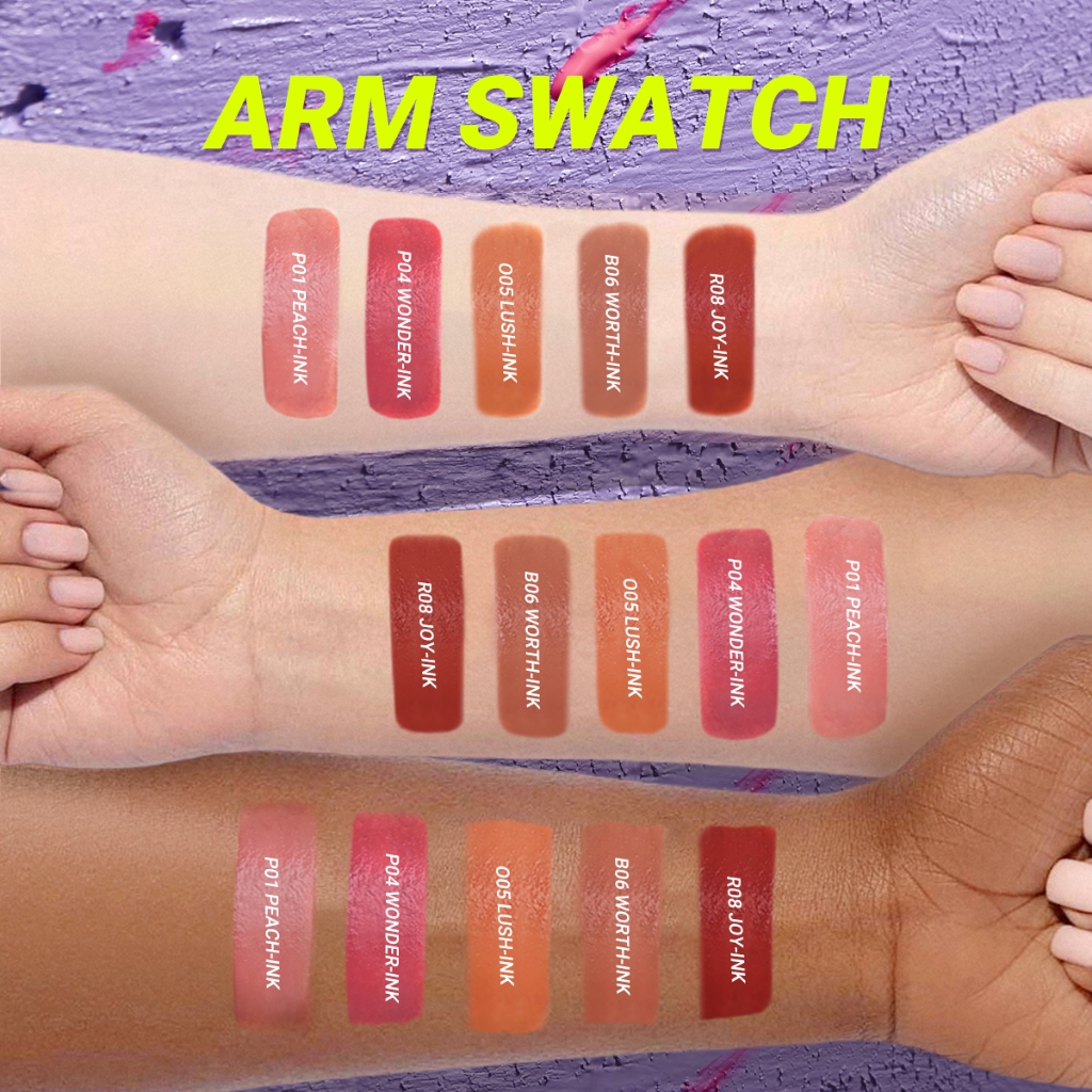 DAZZLE ME Ink-Matte Lip Cream - P01 Peach-Ink