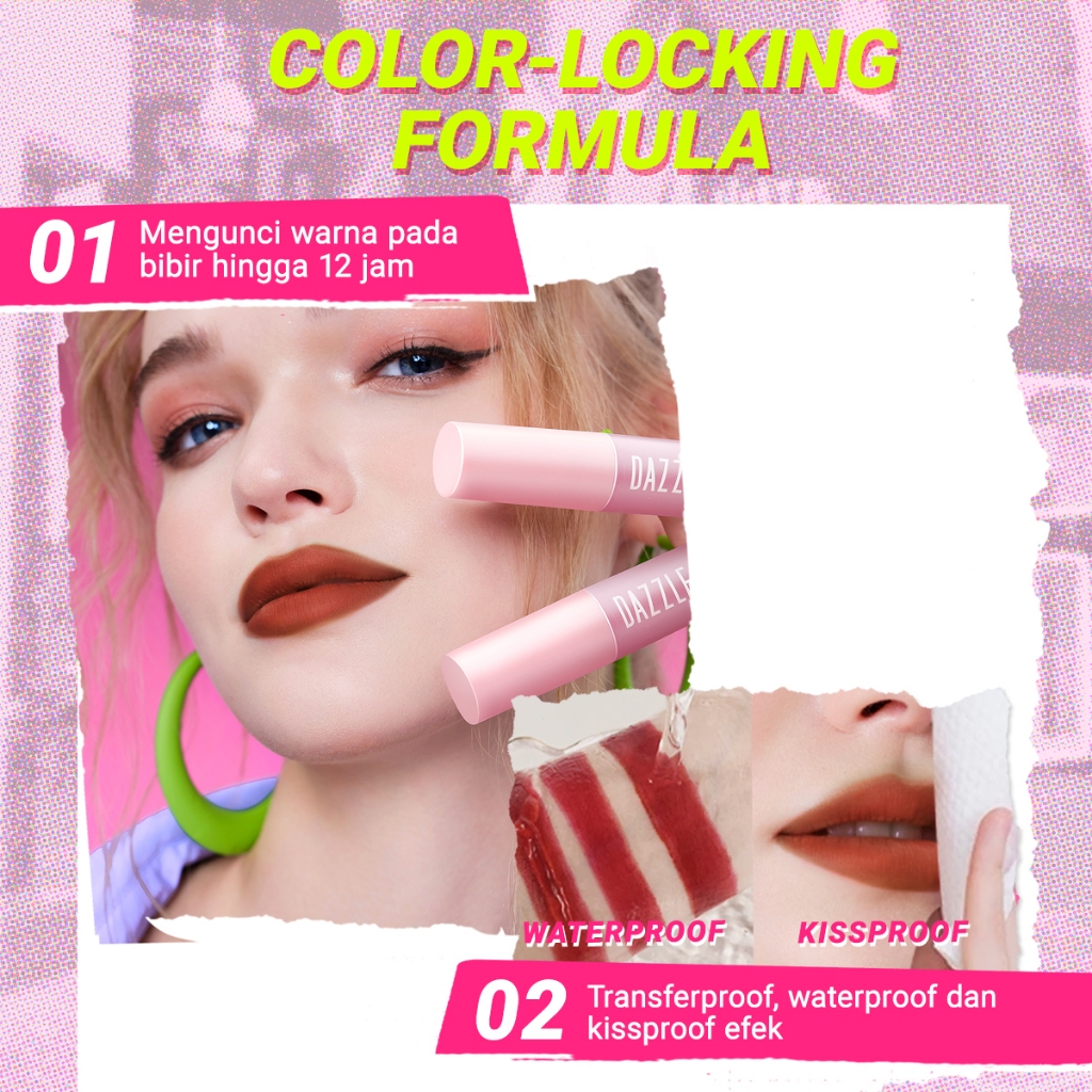 DAZZLE ME Ink-Matte Lip Cream - P04 Wonder-Ink