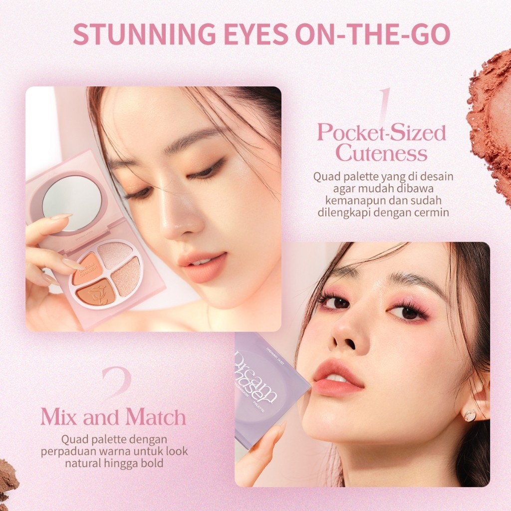 BNB barenbliss Dream Chaser Quad Eyeshadow Palette - 01 Honey Lake