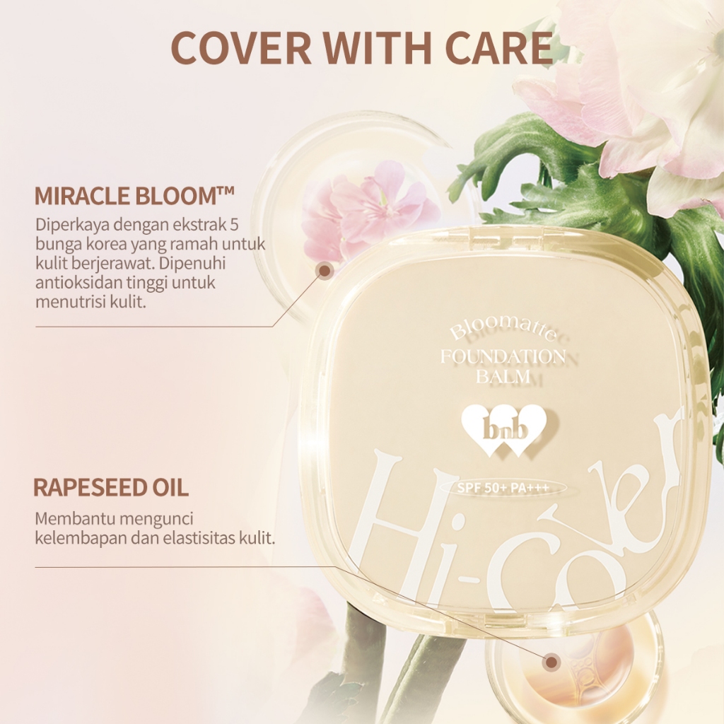 BNB Barenbliss Bloomatte Hi-Cover Foundation Balm 12gr - LN0 Oatmeal *