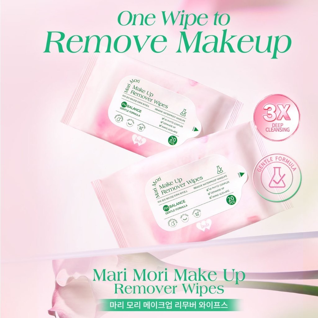 BNB Barenbliss Mari Mori Make Up Remover Wipes 20 sheet BNB Barenbliss Mari Mori Make Up Remover Wipes 20 sheet