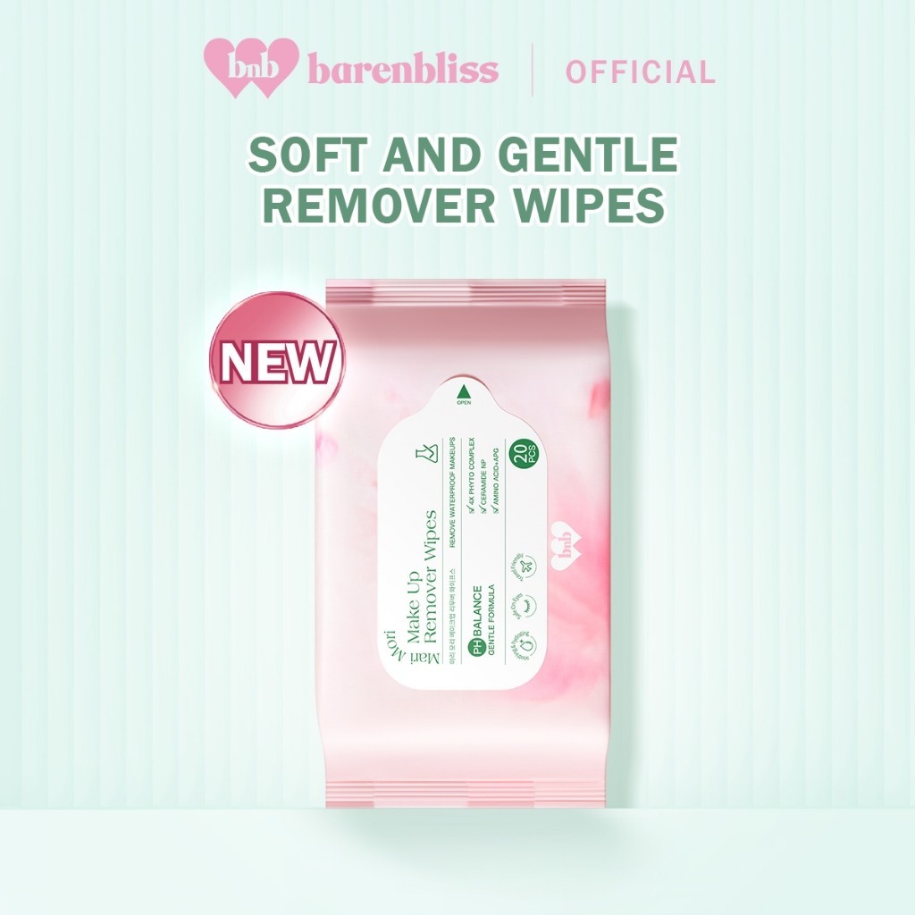 BNB Barenbliss Mari Mori Make Up Remover Wipes 20 sheet