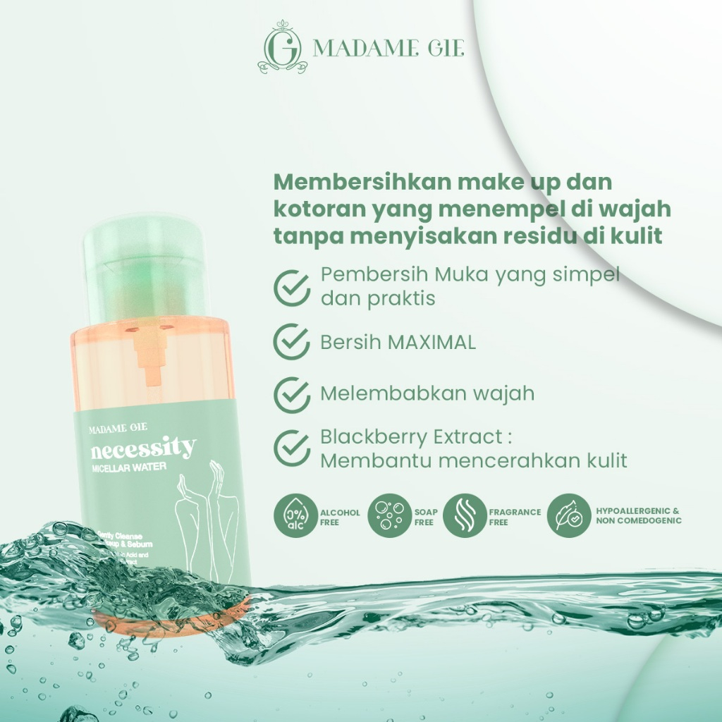 Madame Gie Necessity Micellar Water 300ml Madame Gie Necessity Micellar Water 300ml