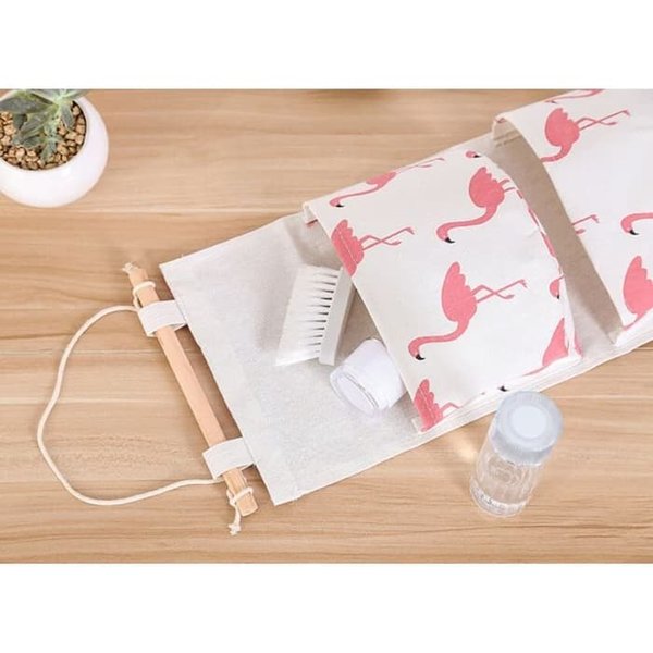 Pouch Gantung 3 Sekat - Wall Storage Bag