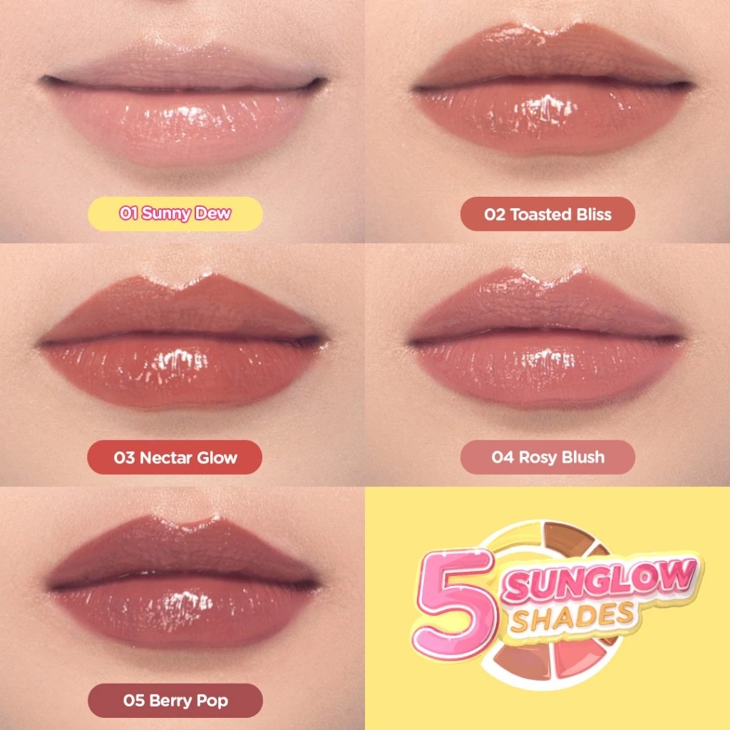 Azarine Glowkiss Sunscreen Lip Balm SPF35 PA+++ 3gr - 01 Sunny Dew