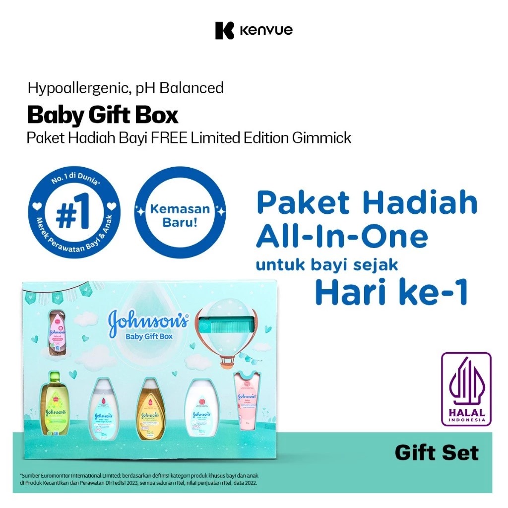 Johnsons Baby Gift Box (Starter Kit Set) Johnsons Baby Gift Box (Starter Kit Set)