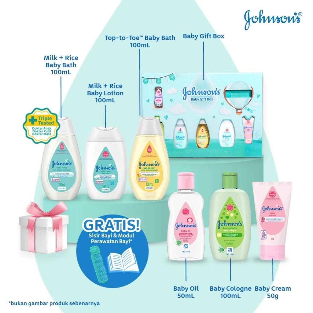 Johnsons Baby Gift Box (Starter Kit Set)