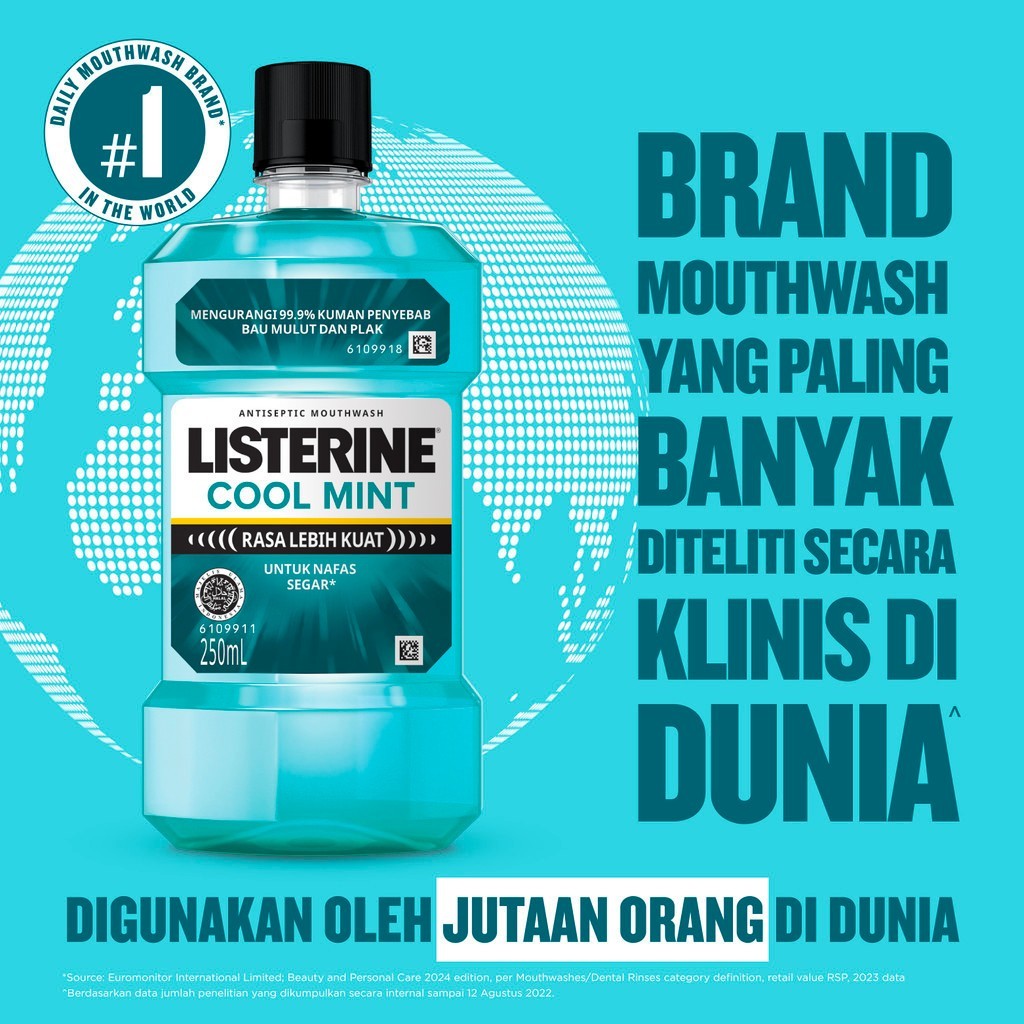 Listerine Antiseptic Mouthwash - Coolmint 500ml