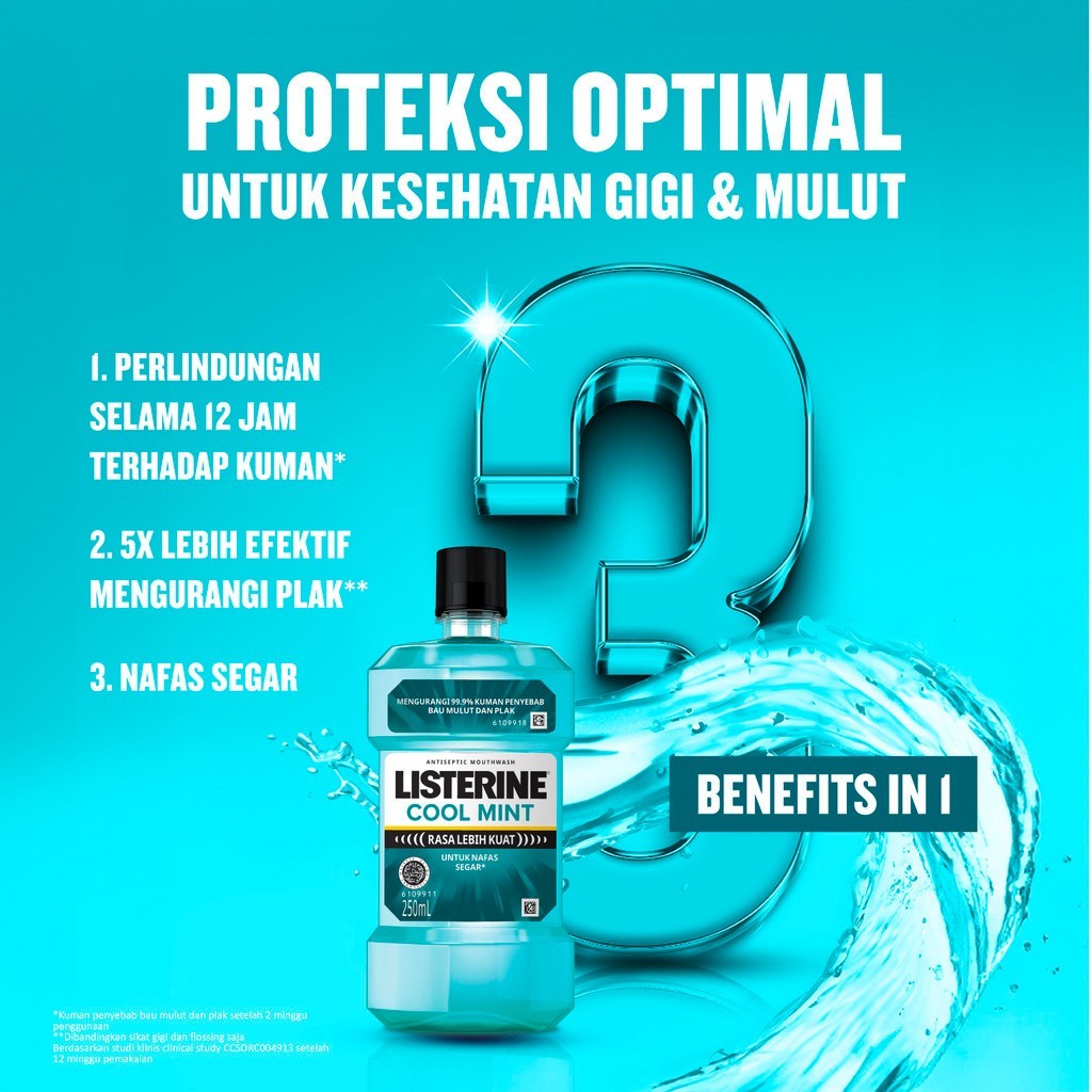 Listerine Antiseptic Mouthwash - Coolmint 500ml