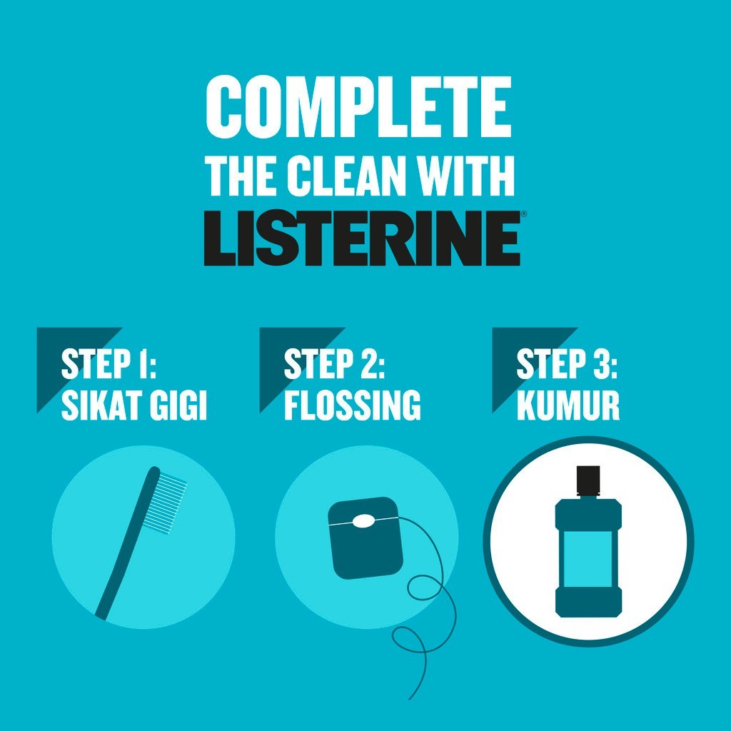 Listerine Antiseptic Mouthwash - Coolmint 500ml