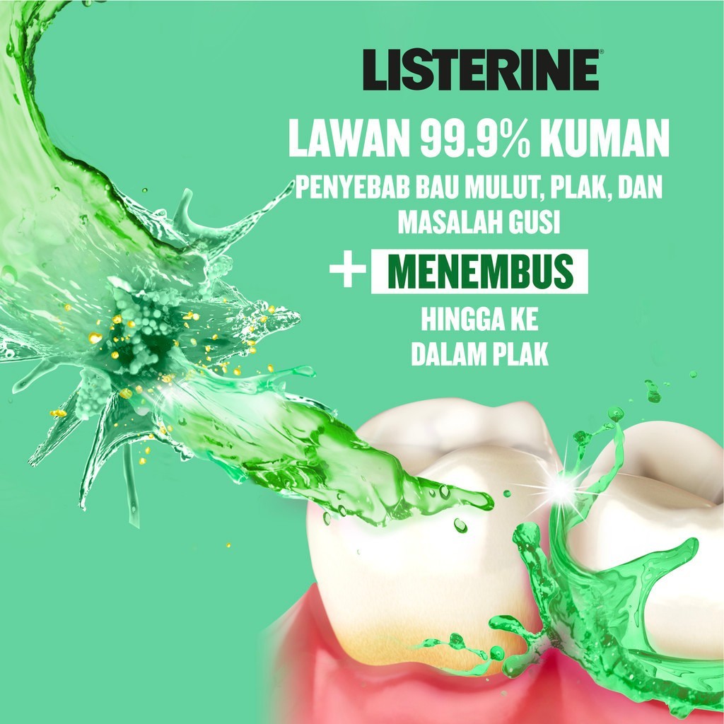 Listerine Antiseptic Mouthwash - Green Tea 250ml