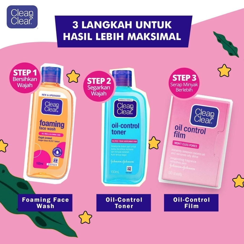 Clean & Clear Oil Control Film Pink 50s