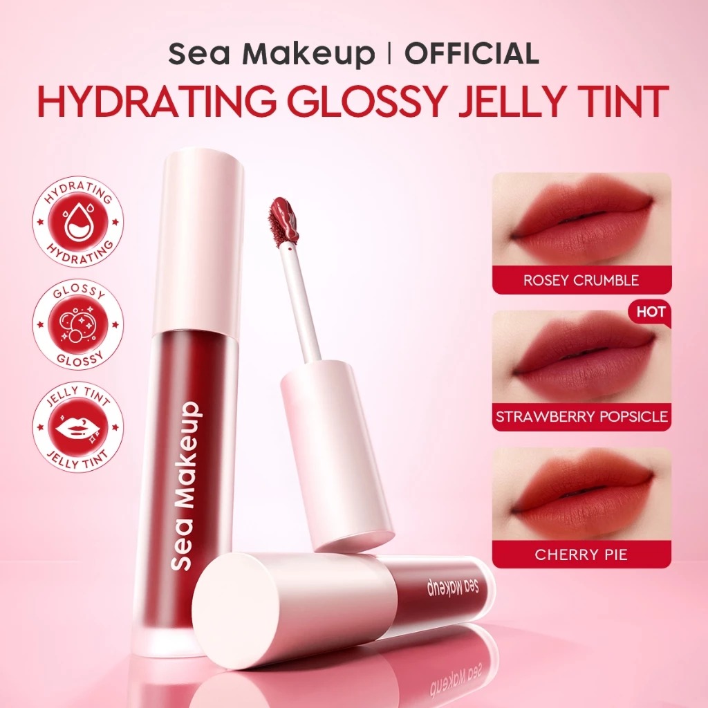 Sea Makeup Slick Cover Jelly Tint 3,2ml - Peach Strudel