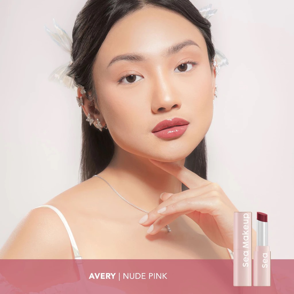 Sea Makeup Gleam Luster Tinted Lip Balm 4.5gr - Avery