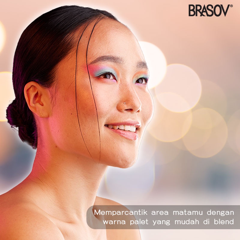Brasov Makeup Pallete Eyeshadow Blush On - 02 Be Dolly, Peaches! Brasov Makeup Pallete Eyeshadow Blush On - 02 Be Dolly, Peaches!