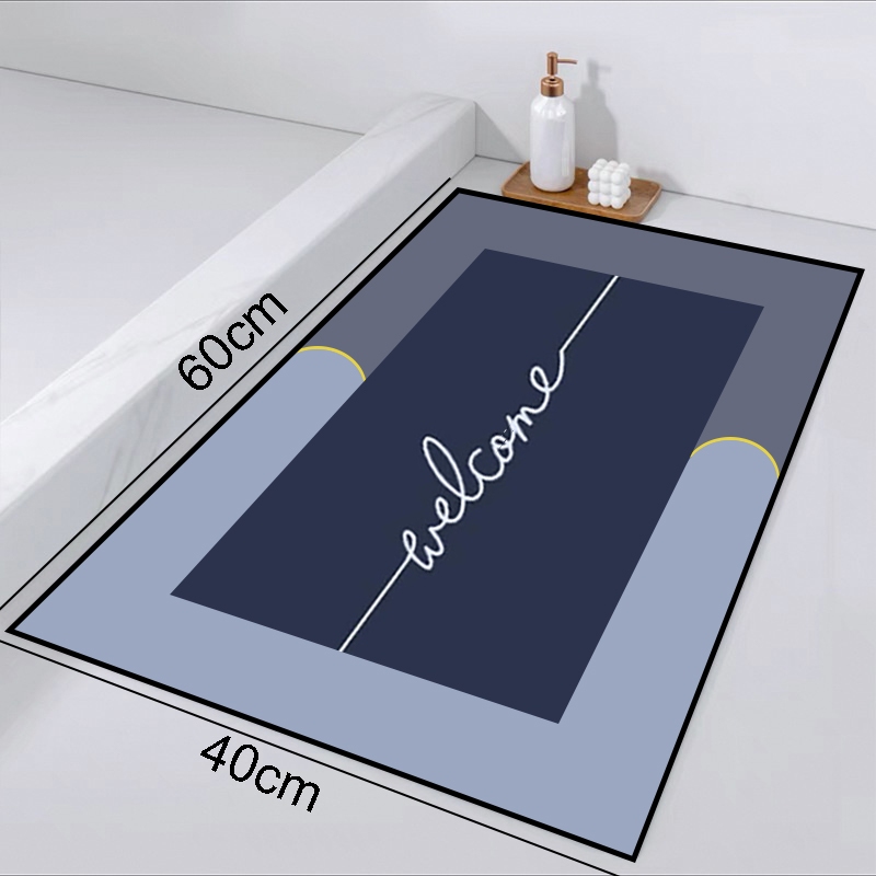 Keset Lantai Antislip Tufted Nylon 40 x 60cm