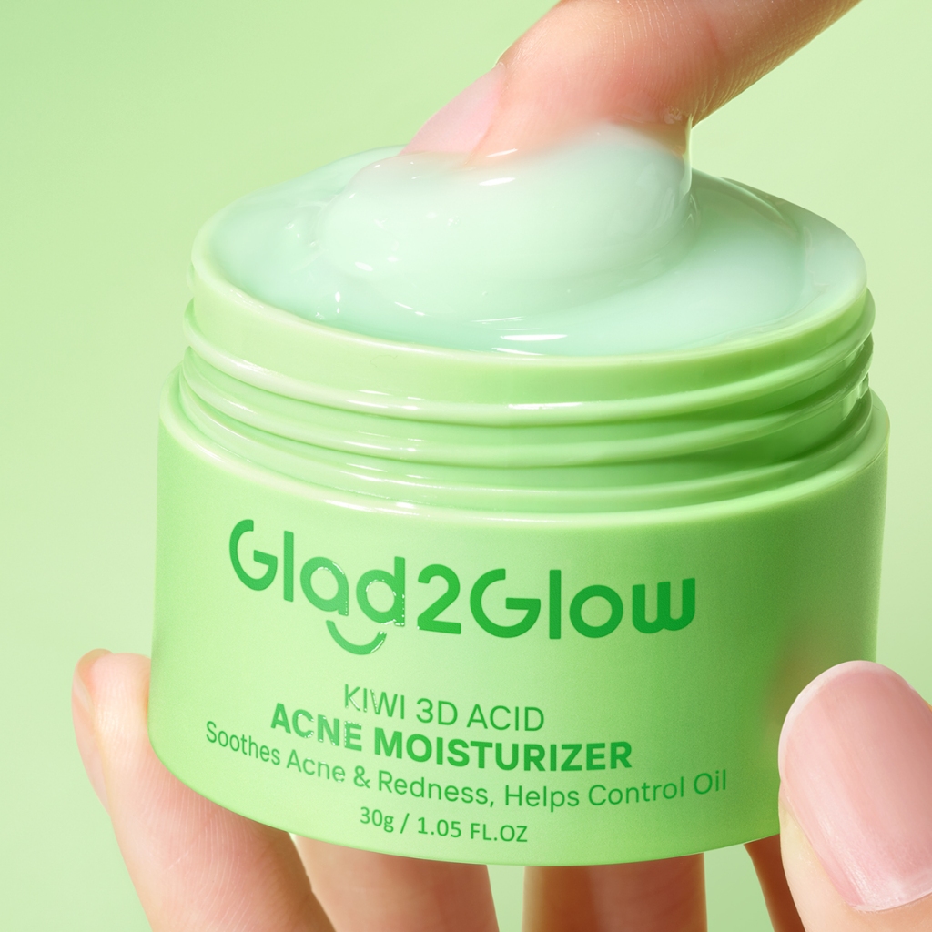 Glad 2 Glow Moisturizer - Kiwi 3D Acid Acne 30gr