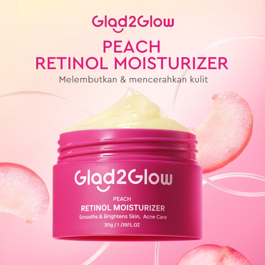 Glad 2 Glow Moisturizer - Peach Retinol 30gr