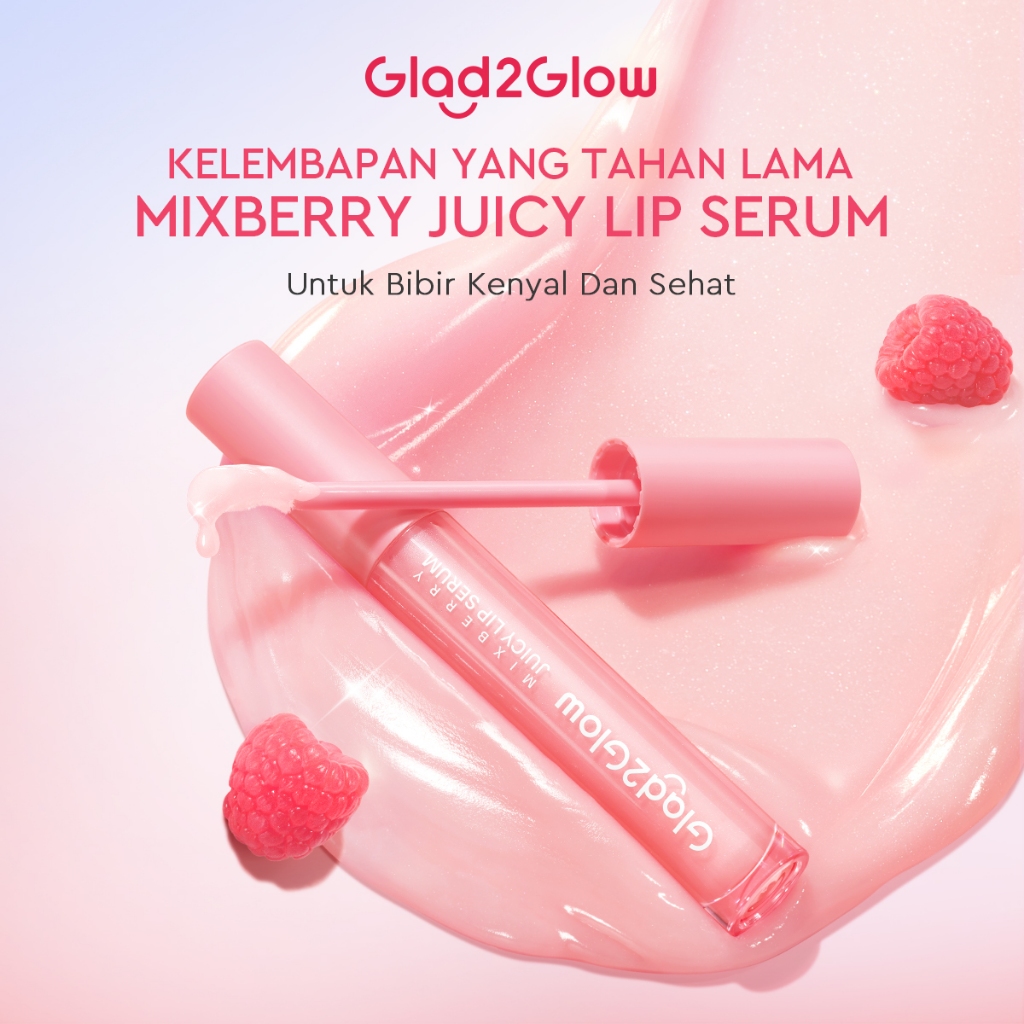 Glad 2 Glow Mixberry Juicy Lip Serum 5.5ml Glad 2 Glow Mixberry Juicy Lip Serum 5.5ml