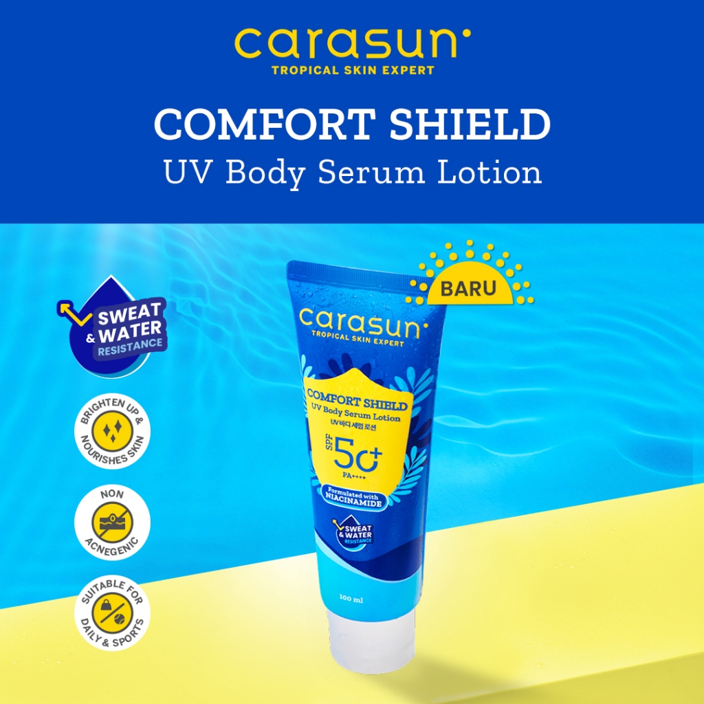 Carasun Comfort Shield UV Body Serum Lotion SPF 50+ PA++++ 100ml