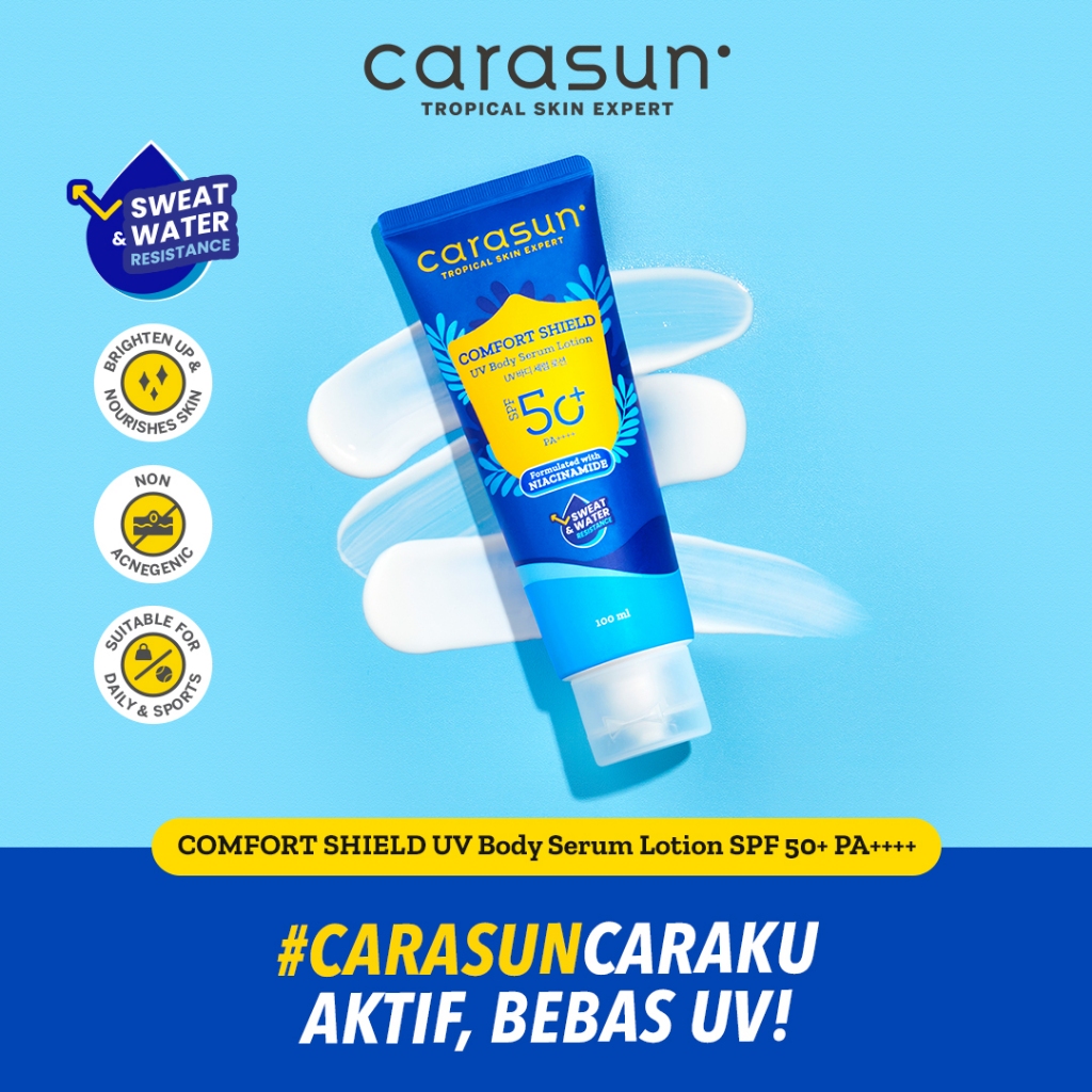 Carasun Comfort Shield UV Body Serum Lotion SPF 50+ PA++++ 100ml