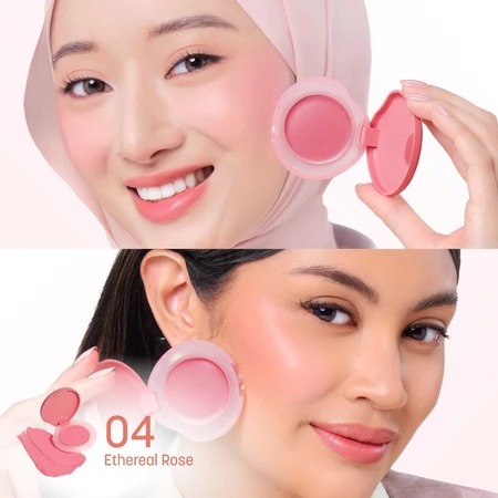 Wardah Colorfit Cream Blush 3gr - 04 Ethereal Rose Wardah Colorfit Cream Blush 3gr - 04 Ethereal Rose