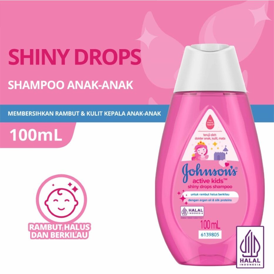 Johnsons Baby Active Kids Shiny Drops Shampoo 100ml Johnsons Baby Active Kids Shiny Drops Shampoo 100ml