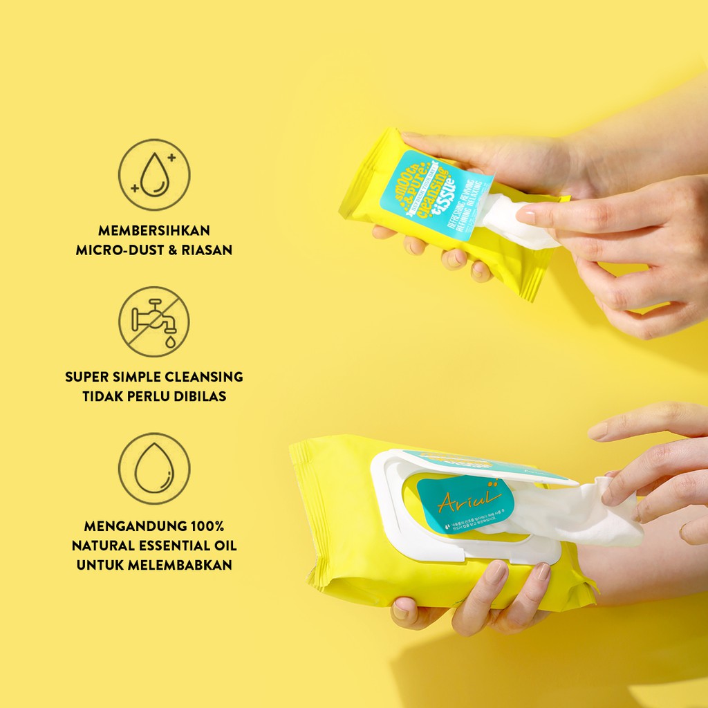 Ariul The Perfect Refresh Your Day! Cleansing Tissue Plus 20sheet