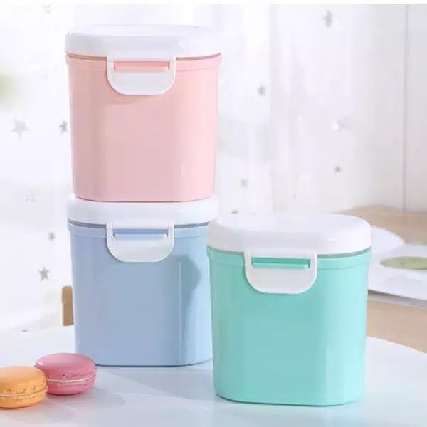 Kotak Susu Bubuk 800ml Warna Pastel (Food Box)
