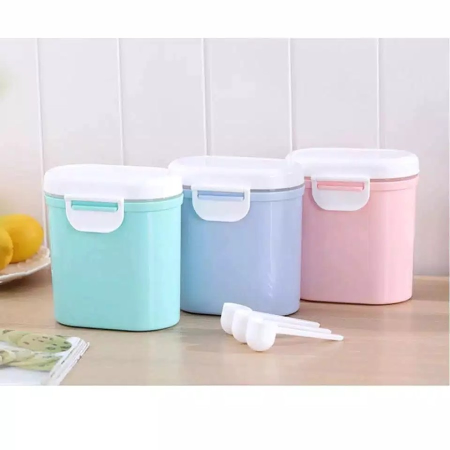 Kotak Susu Bubuk 800ml Warna Pastel (Food Box)