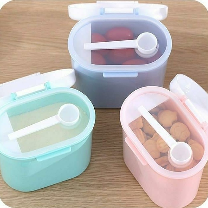 Kotak Susu Bubuk 800ml Warna Pastel (Food Box)