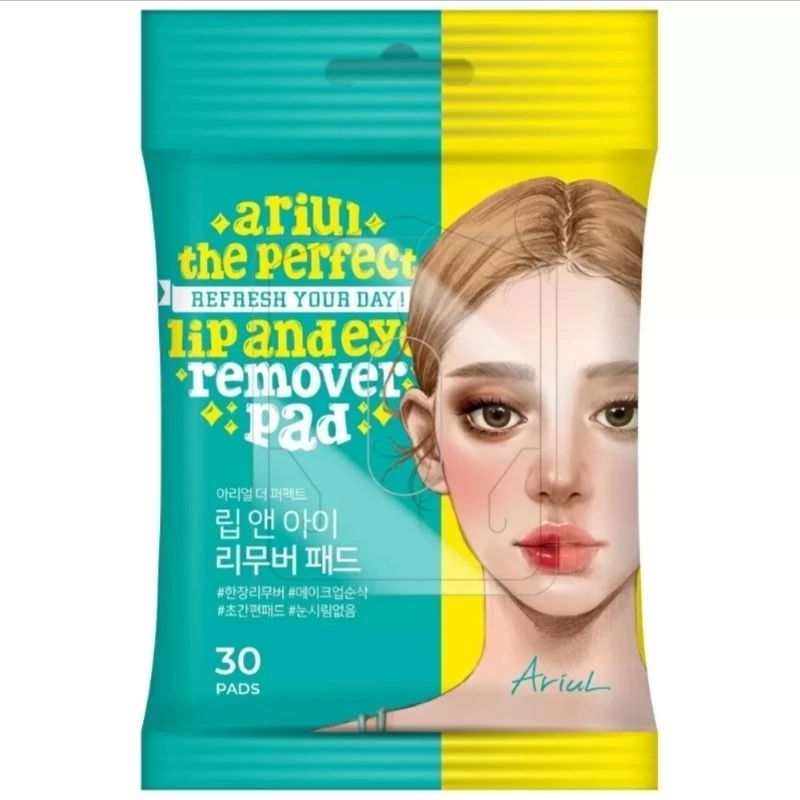 Ariul The Perfect Refresh Your Day! Lip and Eye Remover Pad 30sheet Ariul The Perfect Refresh Your Day! Lip and Eye Remover Pad 30sheet