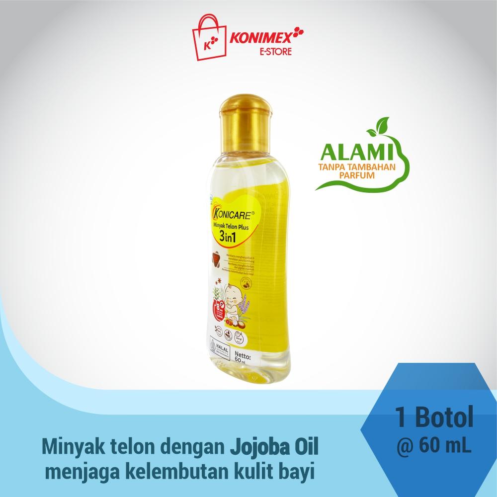 Konicare Minyak Telon Plus 3in1 60ml