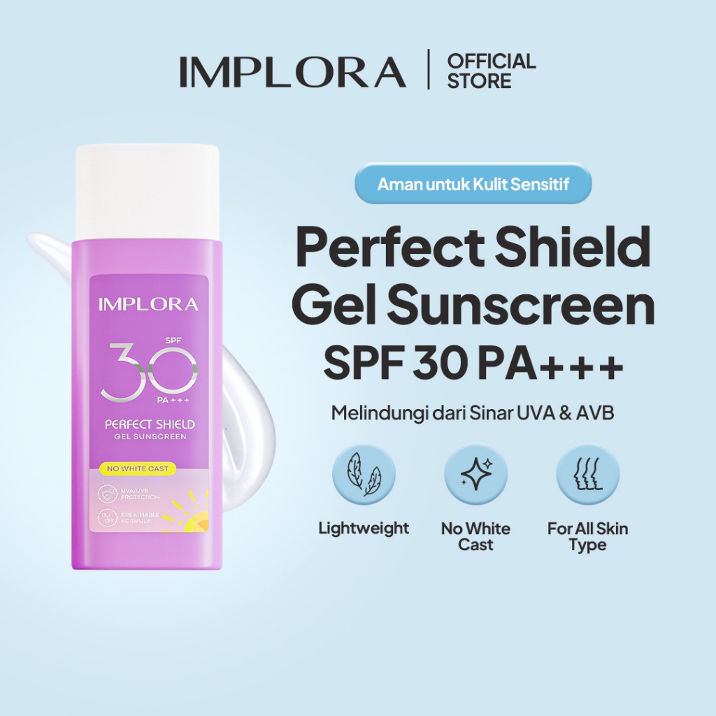 Implora Perfect Shield Gel Sunscreen SPF30 PA+++ 50ml Implora Perfect Shield Gel Sunscreen SPF30 PA+++ 50ml