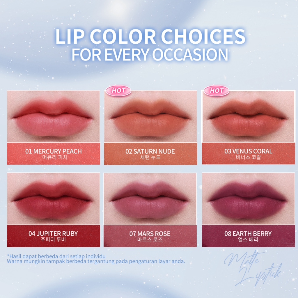 BNB Barenbliss No Gravity Transferproof Matte Lipstick 3gr - 01 Mercury Peach