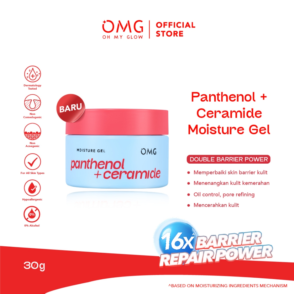 Oh My Glow Panthenol + Ceramide Moisture Gel 30gr (OMG) Oh My Glow Panthenol + Ceramide Moisture Gel 30gr (OMG)