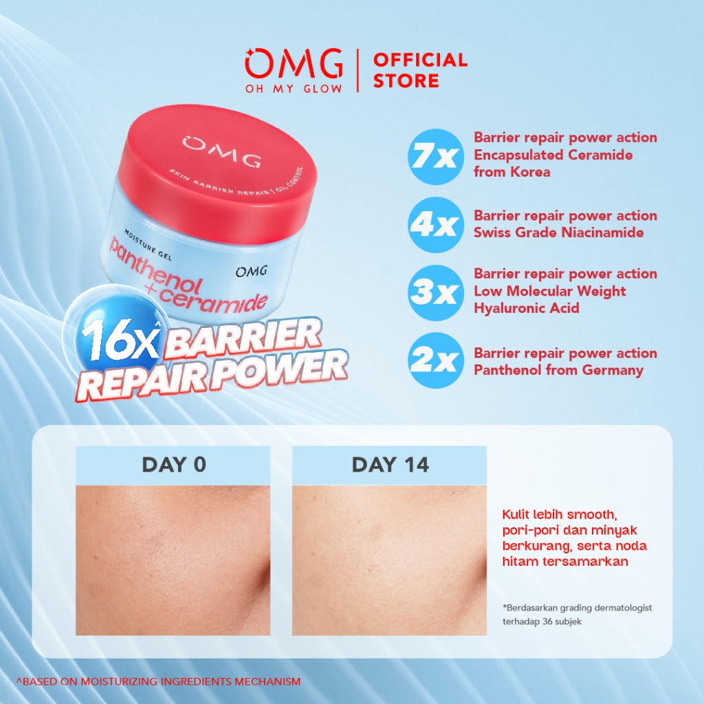 Oh My Glow Panthenol + Ceramide Moisture Gel 30gr (OMG)