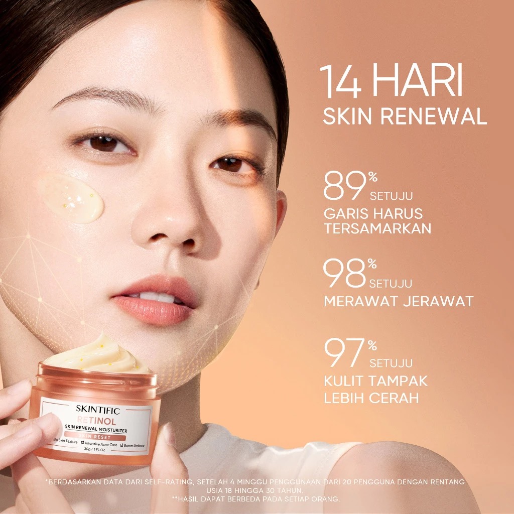 Skintific Retinol Skin Renewal Moisturizer 30gr