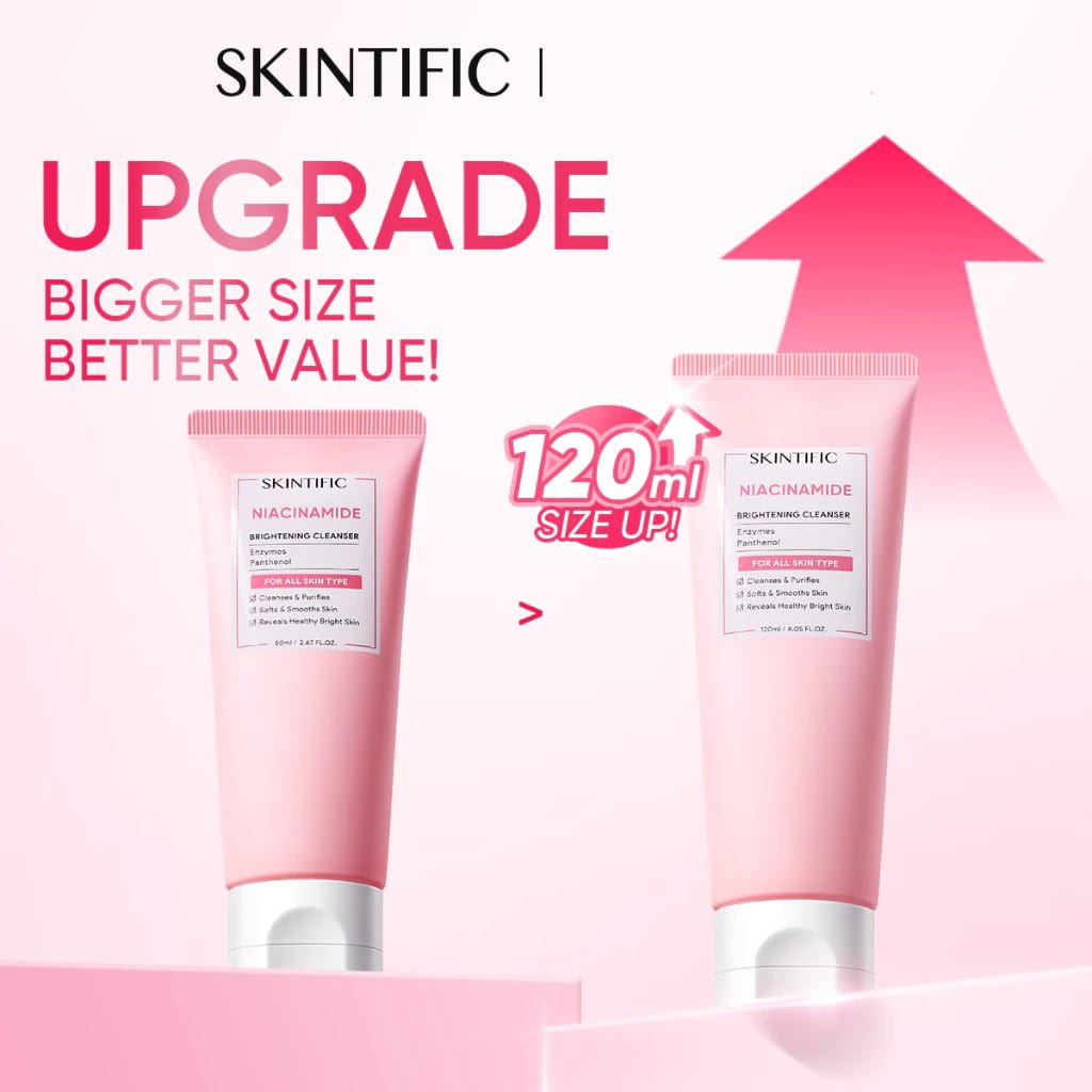 Skintific Niacinamide Brightening Cleanser 120ml