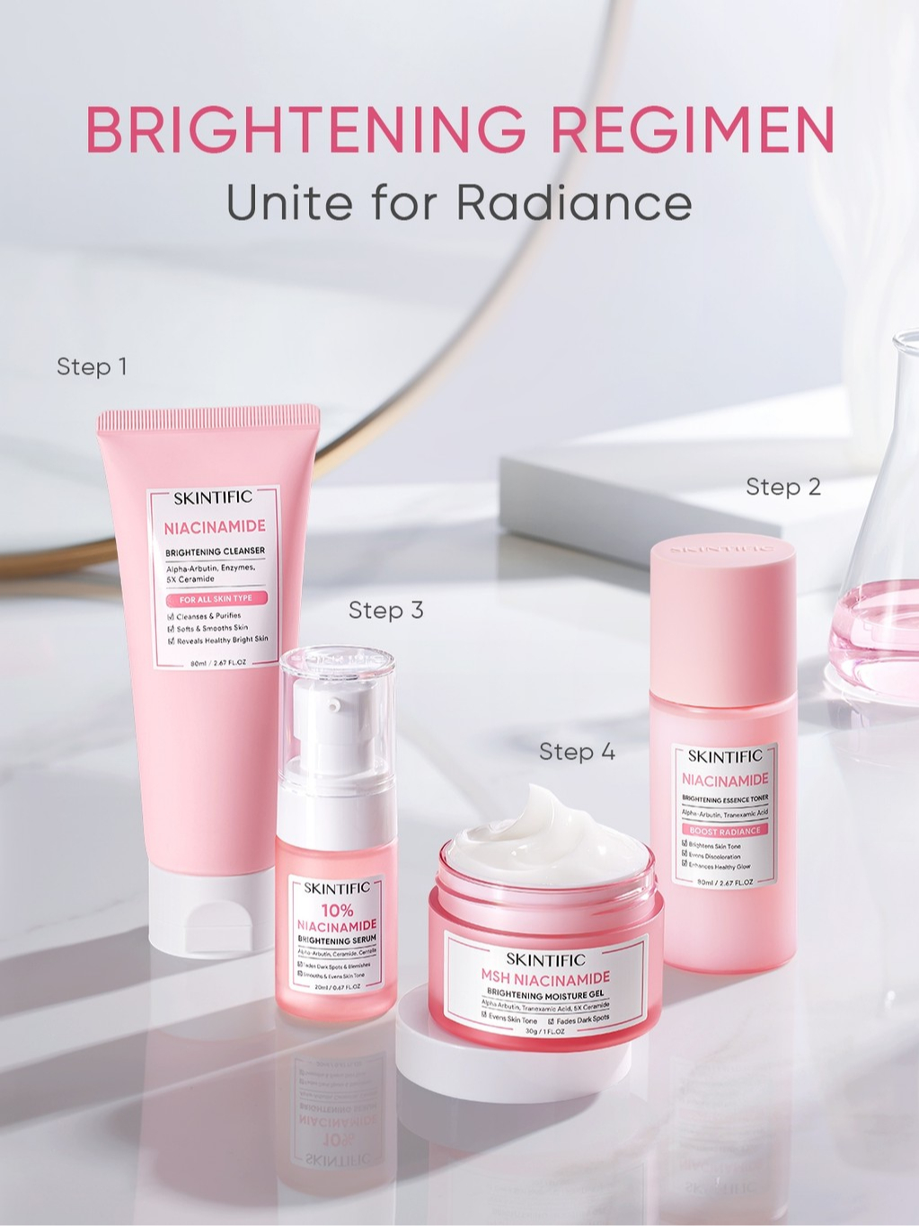 Skintific Niacinamide Brightening Cleanser 80ml