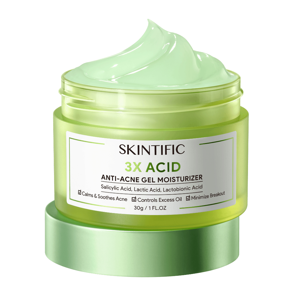 Skintific 3X Acid Anti-Acne Gel Moisturizer 30gr