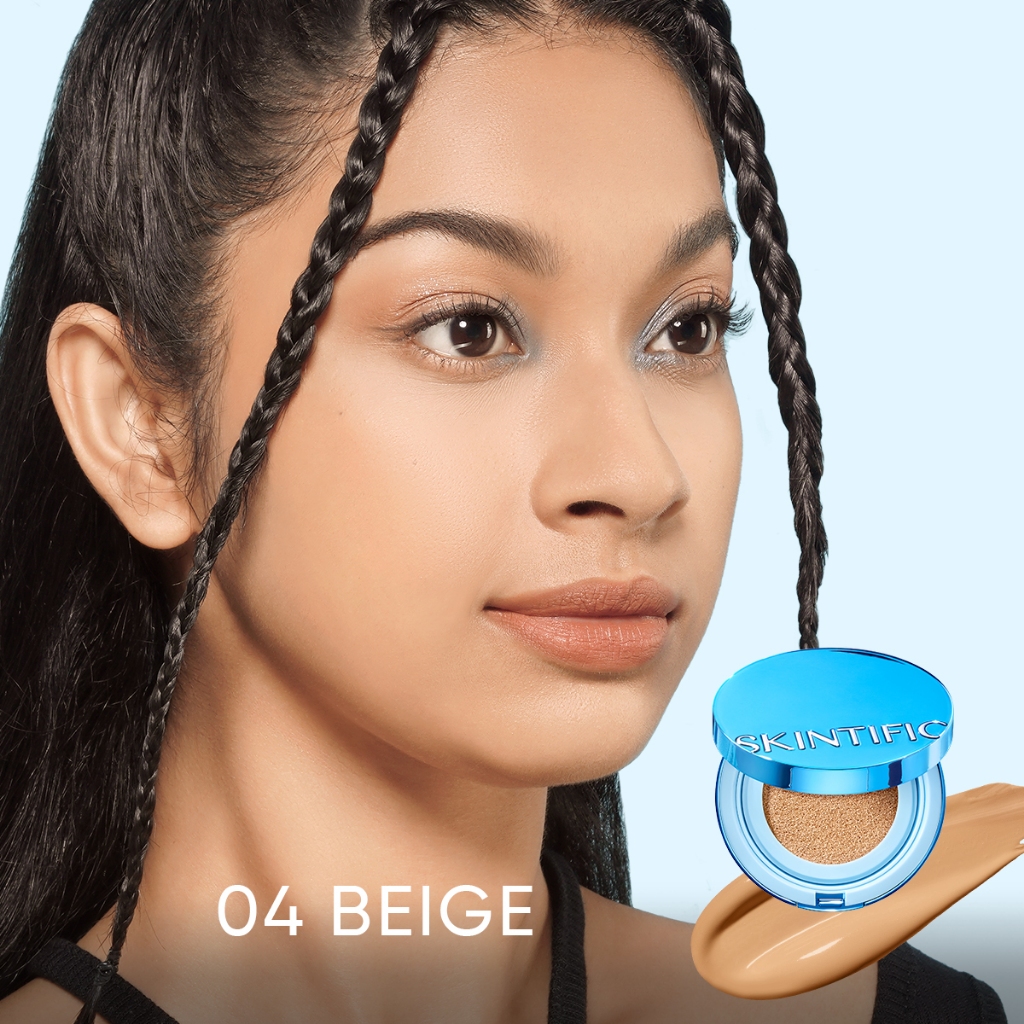 Skintific perfect stay velvet matte cushion 04 beige
