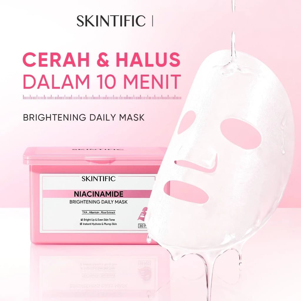Skintific Niacinamide Brightening Daily Mask 400gr Skintific Niacinamide Brightening Daily Mask 400gr