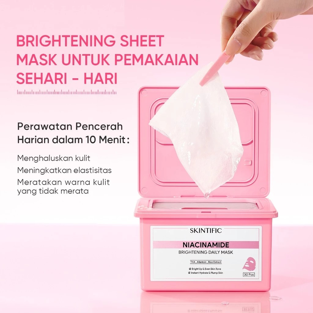 Skintific Niacinamide Brightening Daily Mask 400gr