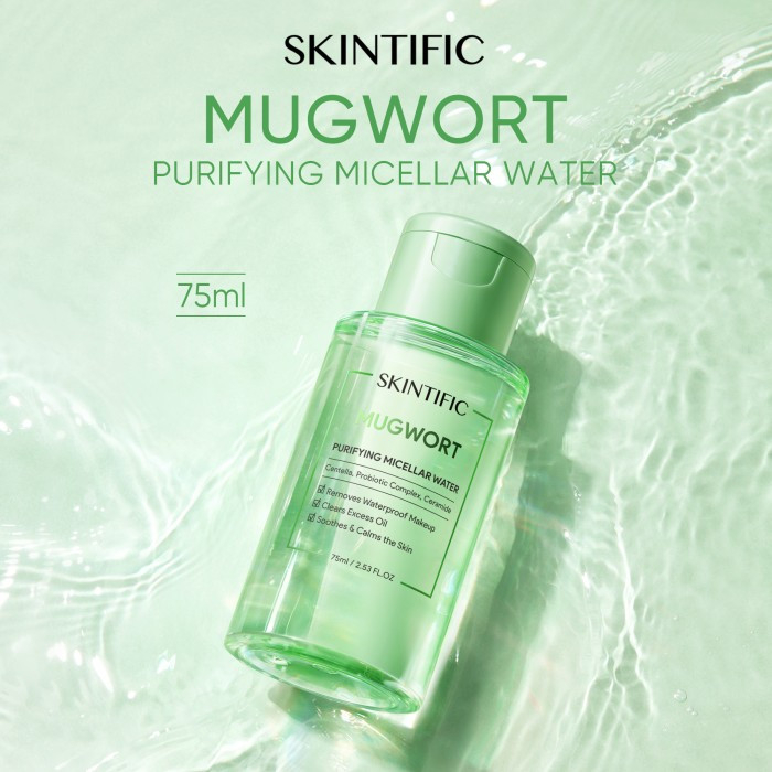 Skintific Mugwort Purifying Micellar Water 75ml (KECIL) Skintific Mugwort Purifying Micellar Water 75ml (KECIL)