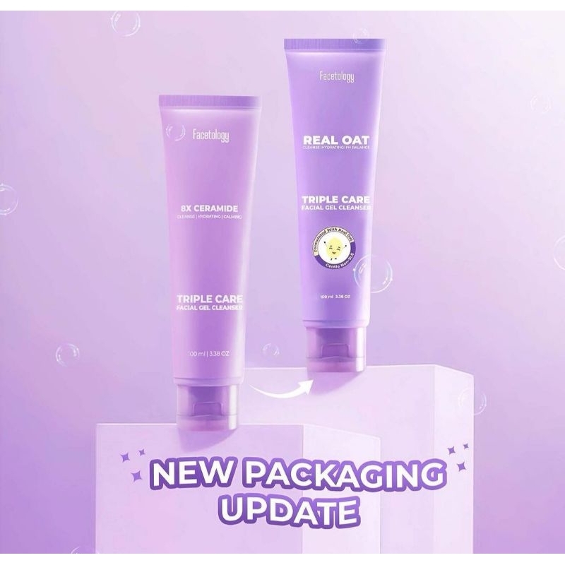Facetology Triple Care Facial Gel Cleanser 100ml Facetology Triple Care Facial Gel Cleanser 100ml