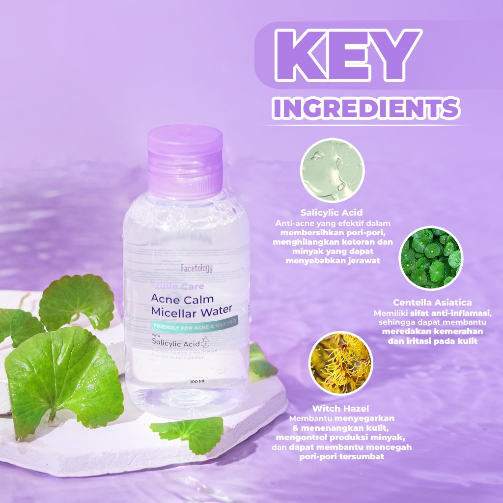 Facetology Triple Care Acne Calm Micellar Water 300ml